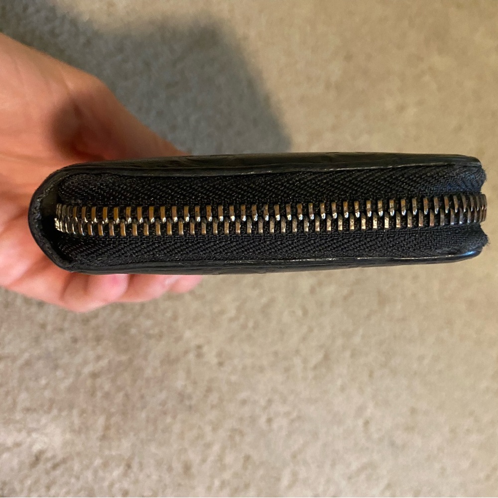 Gucci Guccissima GG logo leather Zippy long wallet black silver - Picture 6 of 10